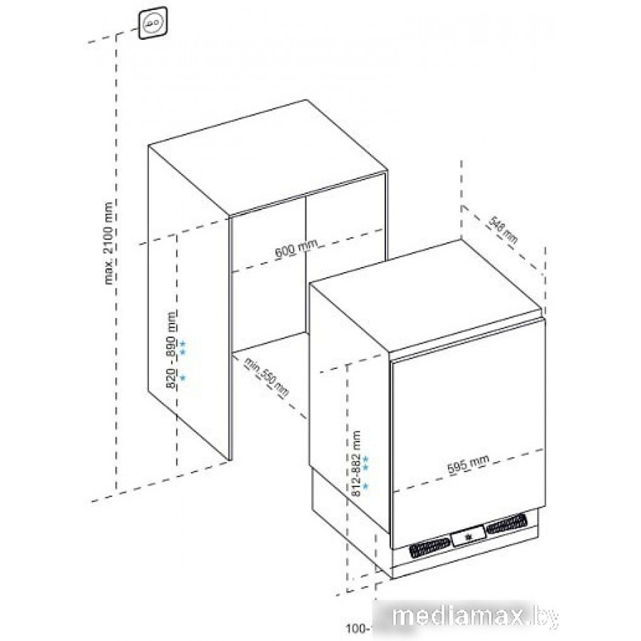 Морозильник Korting KSI 8189 F