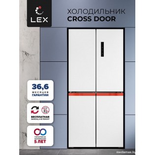 Четырёхдверный холодильник LEX LCD450WOrID
