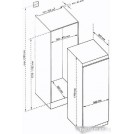 Однокамерный холодильник Scandilux RBI 524 EZ