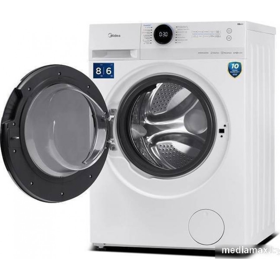 Стирально-сушильная машина Midea Lunar MF200D80WBS/W-RU