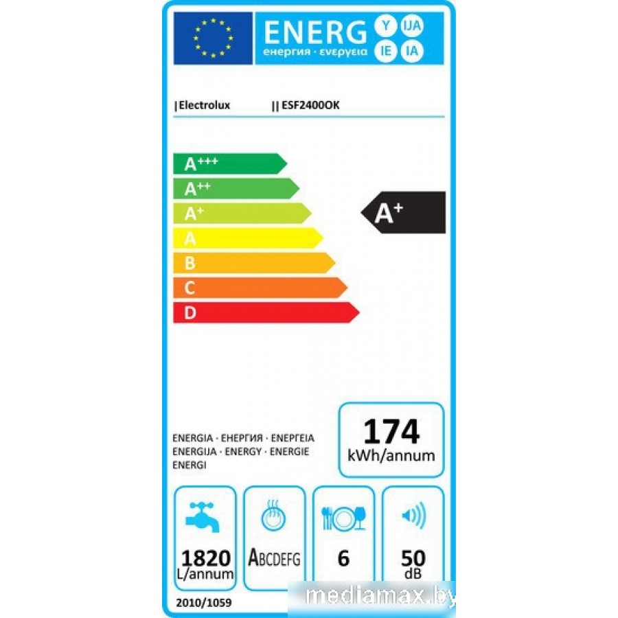 Посудомоечная машина Electrolux ESF2400OK