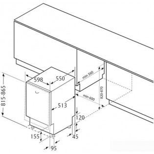 Посудомоечная машина Krona GARDA 60 Bl
