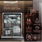 Встраиваемая посудомоечная машина Weissgauff BDW 6136 D Inverter Autoopen Timer Floor