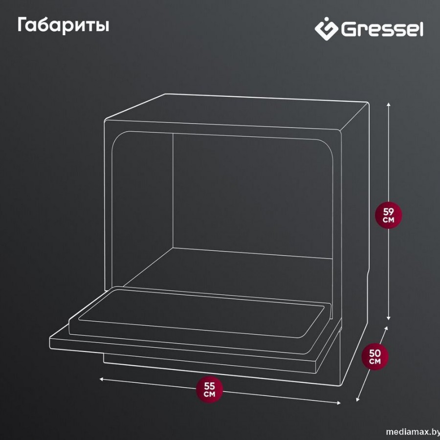 Настольная посудомоечная машина Gressel UPB501
