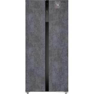Холодильник side by side Weissgauff WSBS 500 Inverter NoFrost Rock Glass