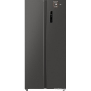 Холодильник side by side Weissgauff WSBS 500 Inverter NoFrost Dark Grey