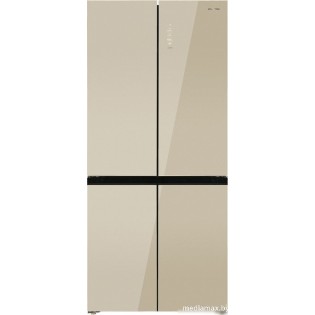 Четырёхдверный холодильник MAUNFELD MFF190NFDBG