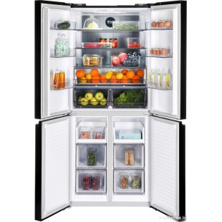 Четырёхдверный холодильник Nordfrost RFQ 450 NFGB Inverter