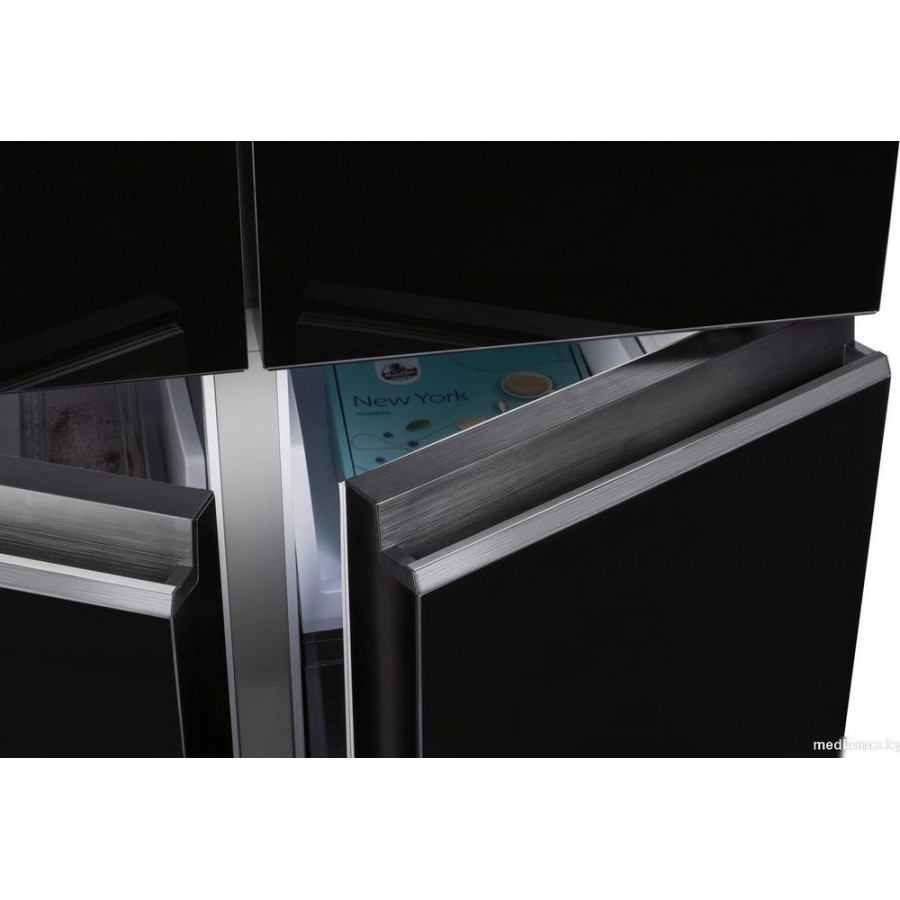 Четырёхдверный холодильник Nordfrost RFQ 450 NFGB Inverter