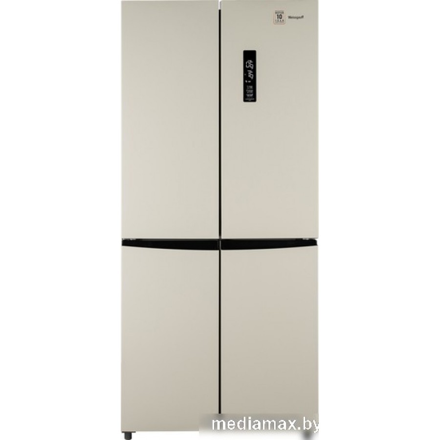 Четырёхдверный холодильник Weissgauff WCD 450 Be NoFrost Inverter