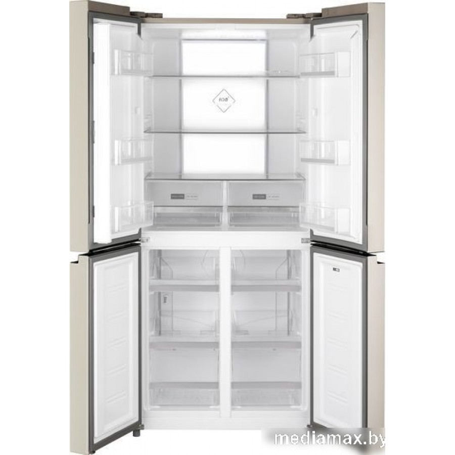 Четырёхдверный холодильник Weissgauff WCD 450 Be NoFrost Inverter