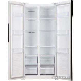 Холодильник side by side Hyundai CS4505F (нержавеющая сталь)